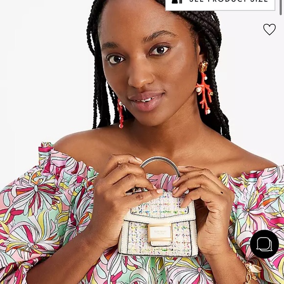 Kate Spade Katy Tweed Micro Crossbody - Picture 5 of 8